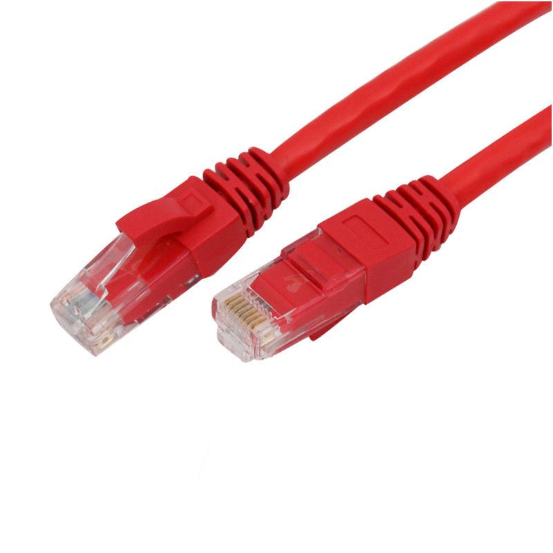 Ouro cabo de remendo Cat6 8P8C UTP do chapeamento 50u de” UTP SFTP Cat5e 3m 2m 1m