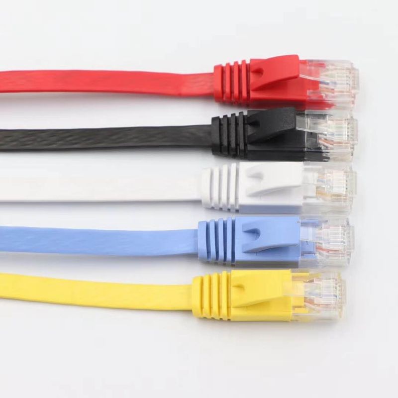 ETL DELTA UL Cat5e Cat6 Rj45 cabo plano Rohs 35M cabo de rede Ethernet