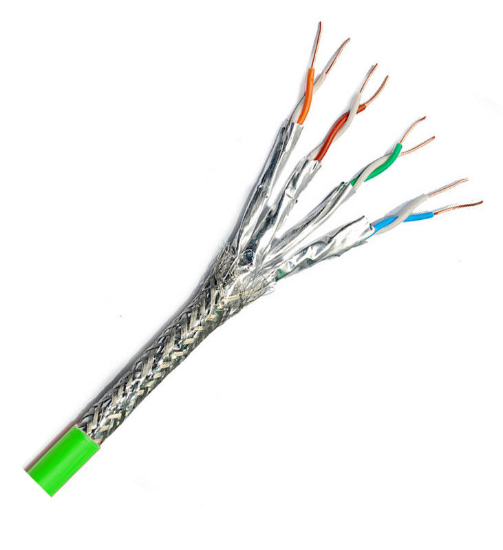 Cabo Lan Ethernet 24Awg SFTP Cat 8 interno externo 100m 305m 500m