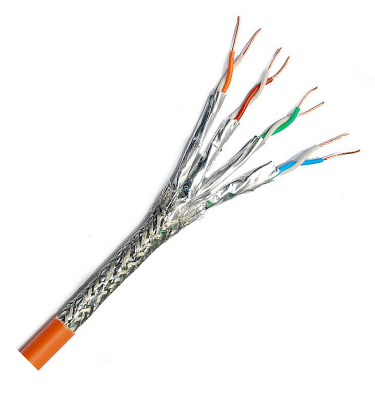 Cabo Lan Ethernet 24Awg SFTP Cat 8 interno externo 100m 305m 500m