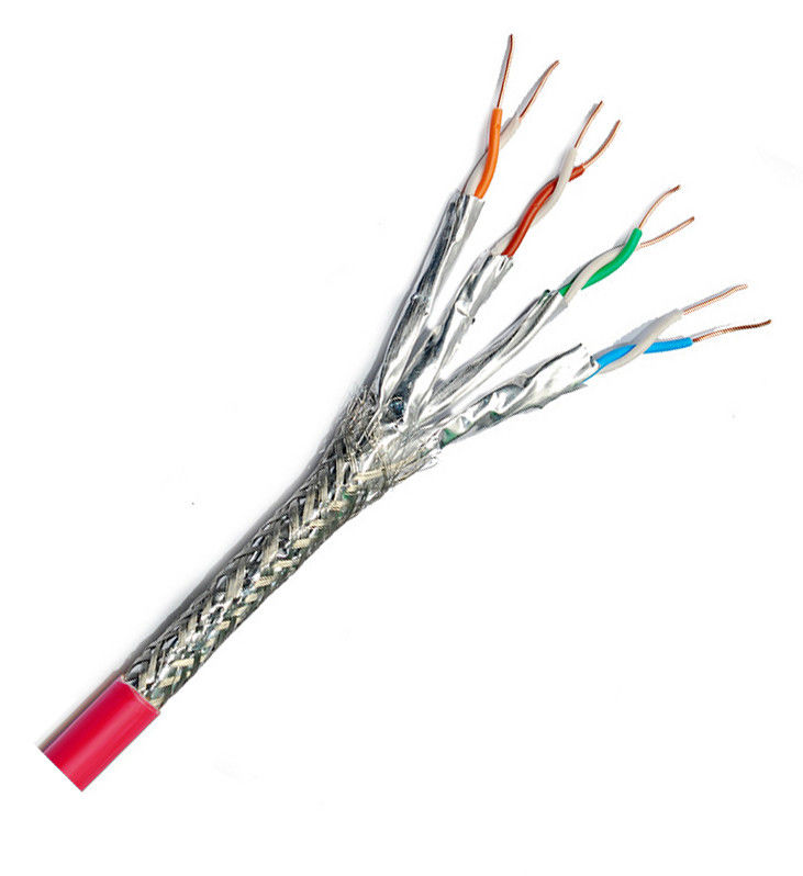 Cabo Lan Ethernet 24Awg SFTP Cat 8 interno externo 100m 305m 500m