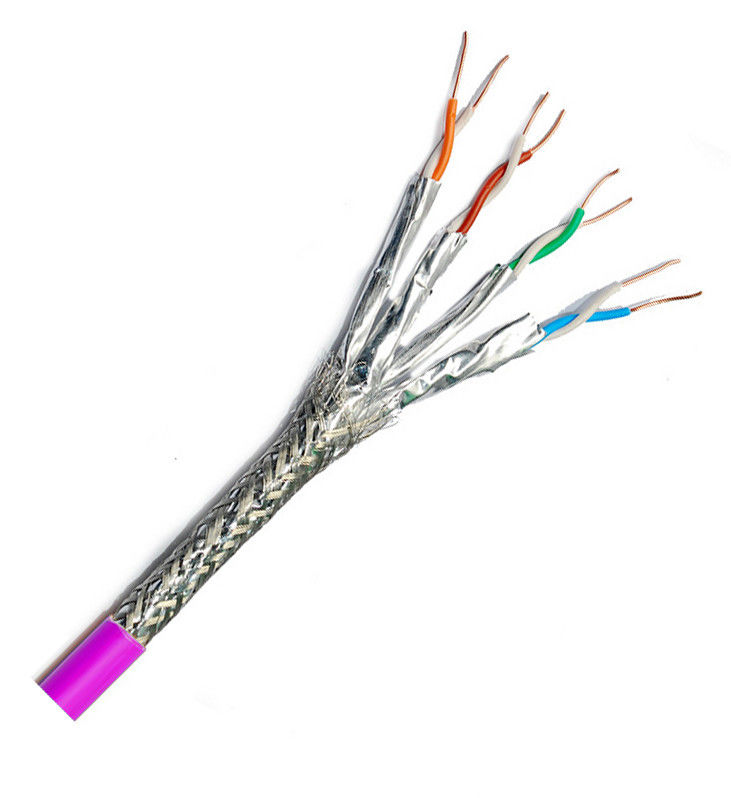Cabo Lan Ethernet 24Awg SFTP Cat 8 interno externo 100m 305m 500m