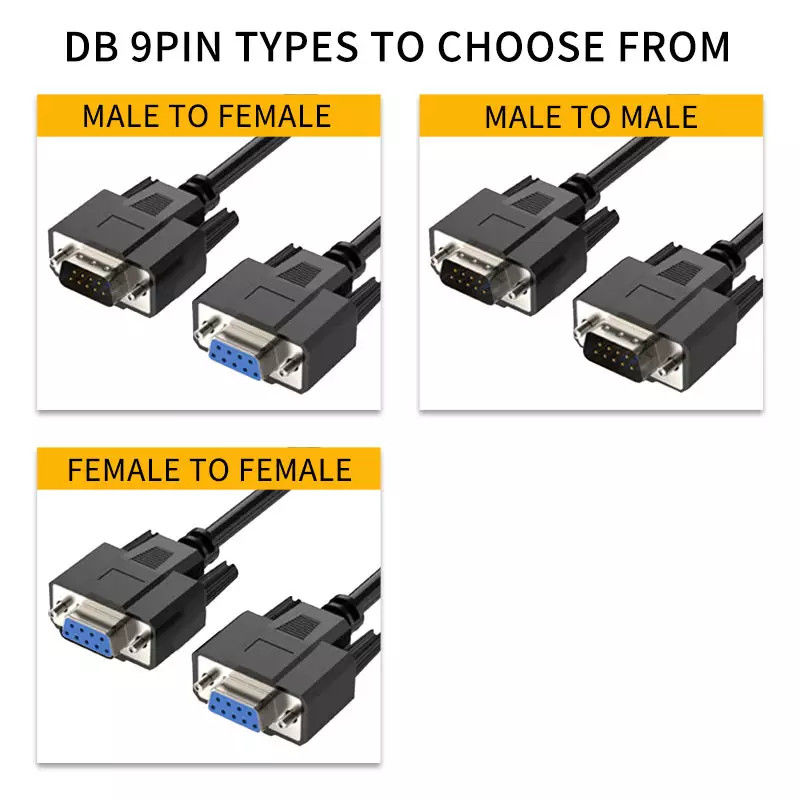 9 núcleos 15 núcleos 25 núcleos 9 pinos cabo de modem nulo RS232 cabo de impressora