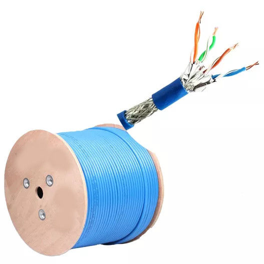 23AWG*4P Lan Cable Cat7 305m Suporte 10-Gigabit Ethernet Netword Transmissão