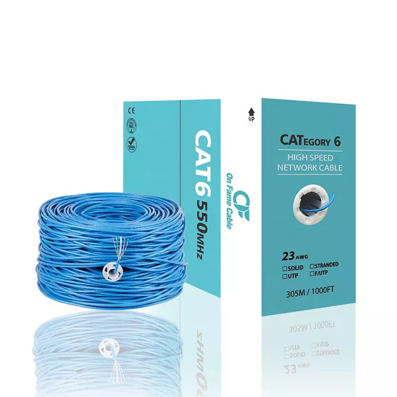 23Awg Cat6 Lan Cable 305m Rede Patch Cords TIA-568-C.2
