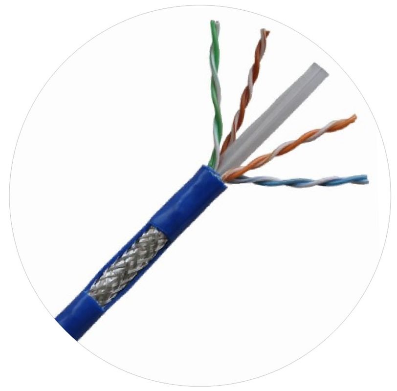 Patch cords de rede de 0,57 mm Cat 6 trançado 4 pares cabo 250Mhz 1000 pés 24awg
