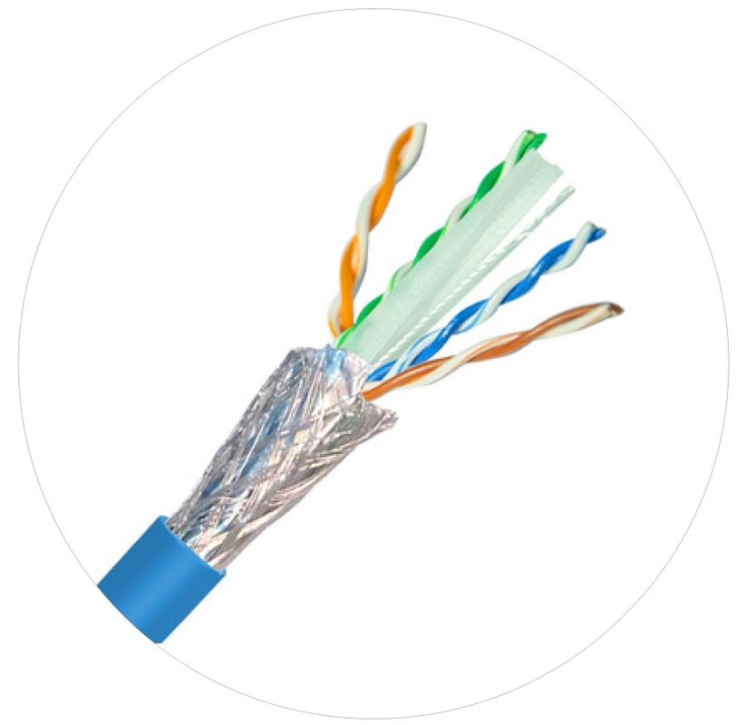 Patch cords de rede de 0,57 mm Cat 6 trançado 4 pares cabo 250Mhz 1000 pés 24awg