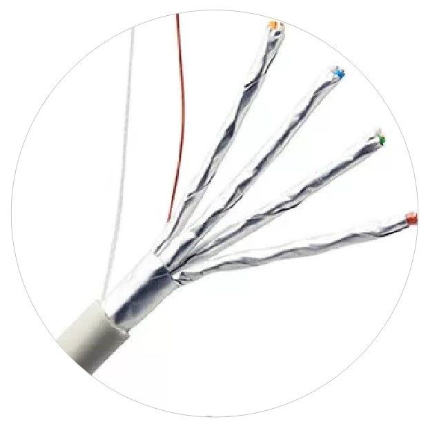 Patch cords de rede 23awg Cabo Lan Cat6 com revestimento LSZH 4MHz