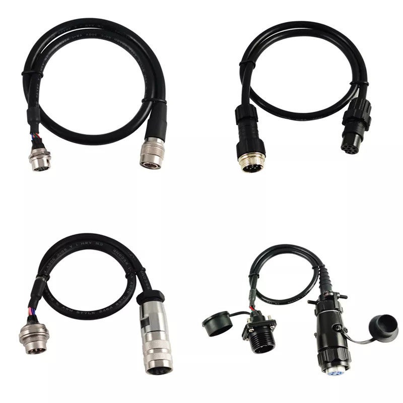 M12 M16 IP67 3 pinos chicote de fiação do robô à prova d'água cabo conector para LED