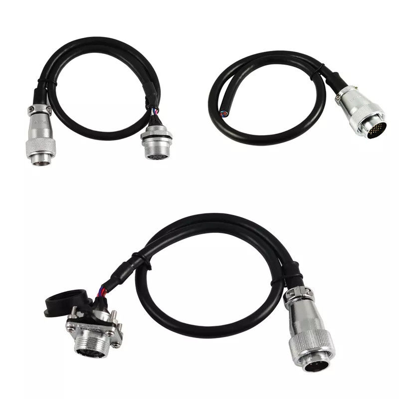 M8 M12 3 pinos 3 núcleos chicote de fiação do robô macho fêmea conector IP65