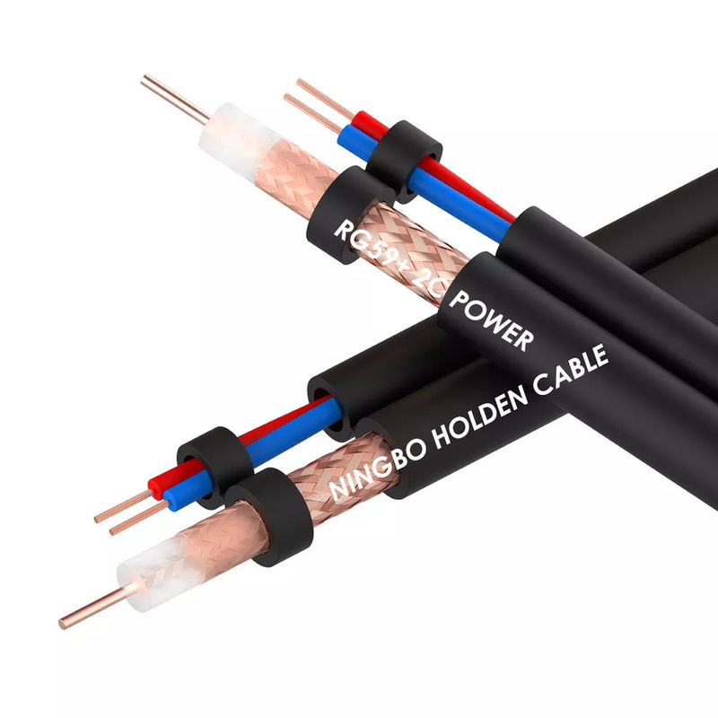 50 Ohm Sólido Cobre Nu Rg6 Cabo Coaxial 1000 Ft Para Receptor De Satélite