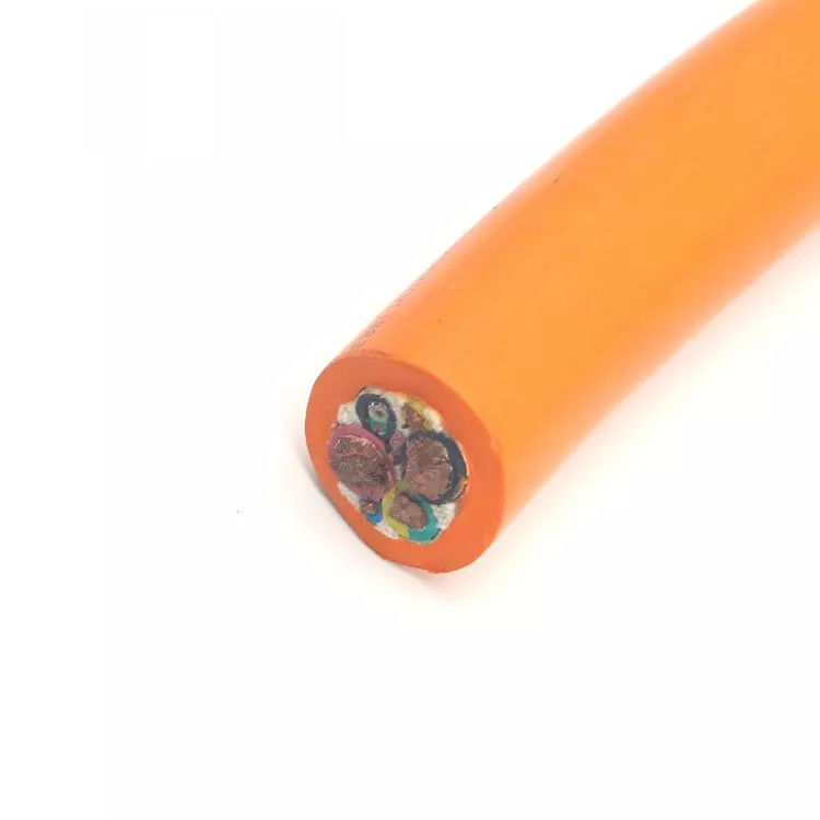 Cabo coaxial de alta voltagem blindado de folha de 25 ohm 40KV revestimento LSZH