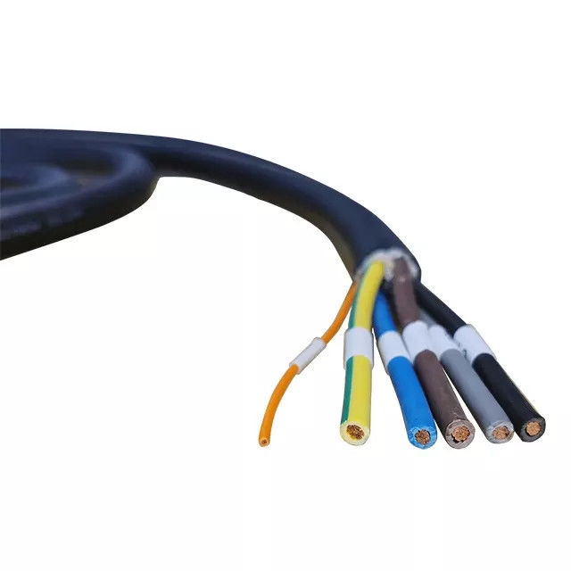2 cabo coaxial de alta voltagem de 3 fases 32 Amp de extremidade aberta 21kW IEC 62196-2