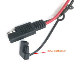 Cabos de carga de bateria SAE para SAE Y divididos de 1 a 2 vias 2 polos 120A 600V
