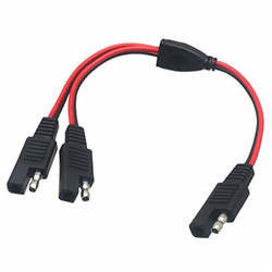 Cabos de carga de bateria SAE para SAE Y divididos de 1 a 2 vias 2 polos 120A 600V
