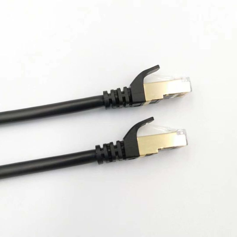 Cabos de remendo da rede do revestimento do cabo de PVC/LSZH 10/100/1000/10000 de Mbps