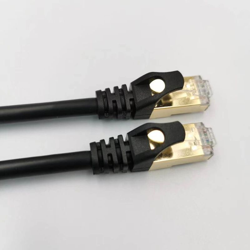 Cabos de remendo da rede do revestimento do cabo de PVC/LSZH 10/100/1000/10000 de Mbps