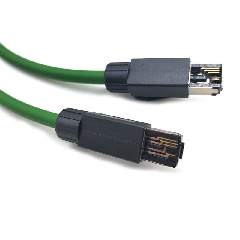 Servo cabo de rede industrial EtherCAT autocarro de alta flexibilidade duplo blindagem cadeia de arrasto cabo robô industrial PLC
