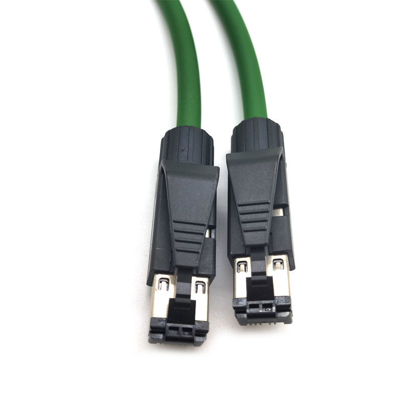 Servo cabo de rede industrial EtherCAT autocarro de alta flexibilidade duplo blindagem cadeia de arrasto cabo robô industrial PLC