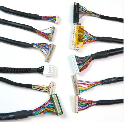 DF13-30DS-1.25C para DF14-20S-1.25C Conjunto de cabo Lvds personalizado para painel Lcd 20pin 30pin 40pin 50pin 60pin