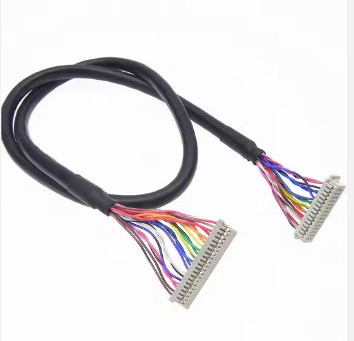DF13-30DS-1.25C para DF14-20S-1.25C Conjunto de cabo Lvds personalizado para painel Lcd 20pin 30pin 40pin 50pin 60pin
