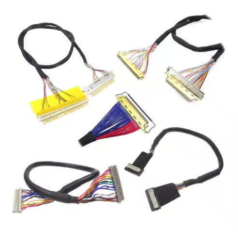 DF13-30DS-1.25C para DF14-20S-1.25C Conjunto de cabo Lvds personalizado para painel Lcd 20pin 30pin 40pin 50pin 60pin