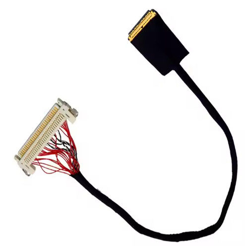 HRS DF13-30DS-1.25C para DF14-20S-1.25C 20pin 30 Pin 40 Pin 50 Pin 60pin Conjunto de cabo Lvds personalizado para painel LCD