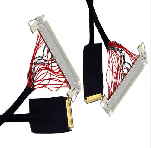 HRS DF13-30DS-1.25C para DF14-20S-1.25C 20pin 30 Pin 40 Pin 50 Pin 60pin Conjunto de cabo Lvds personalizado para painel LCD
