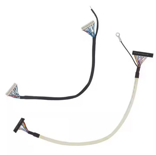 Micro Coaxial Lvds Cable 20 30 40 Pin Custom Lcd Screen Micro Coaxial Lvds Ipex Display Cable para painel Lcd