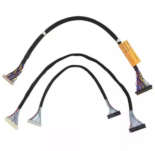 Micro Coaxial Lvds Cable 20 30 40 Pin Custom Lcd Screen Micro Coaxial Lvds Ipex Display Cable para painel Lcd