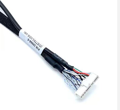 Aplicação eletrônica LVDs personalizados em preto Armadilha de arame LCD