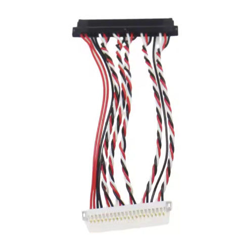 100% Test Lvds Arnés de fio e conjunto de cabo micro coaxial para equipamento eletrônico