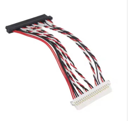 100% Test Lvds Arnés de fio e conjunto de cabo micro coaxial para equipamento eletrônico