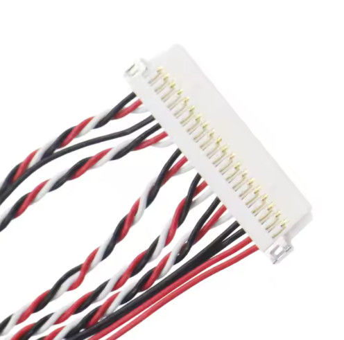 100% Test Lvds Arnés de fio e conjunto de cabo micro coaxial para equipamento eletrônico
