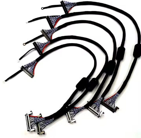 JAE LVDS Cable Supporting PET 100% Test LCD TV Cable para TV de 32 polegadas