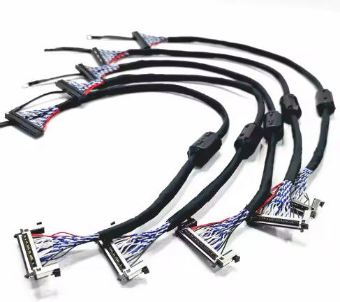 JAE LVDS Cable Supporting PET 100% Test LCD TV Cable para TV de 32 polegadas