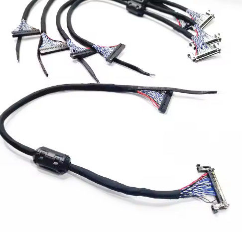 JAE LVDS Cable Supporting PET 100% Test LCD TV Cable para TV de 32 polegadas