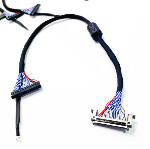 JAE LVDS Cable Supporting PET 100% Test LCD TV Cable para TV de 32 polegadas