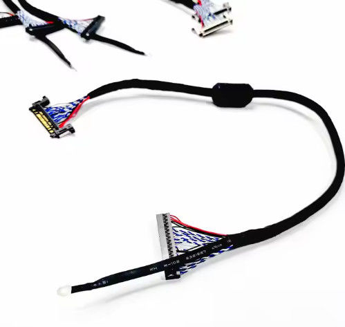 JAE LVDS Cable Supporting PET 100% Test LCD TV Cable para TV de 32 polegadas