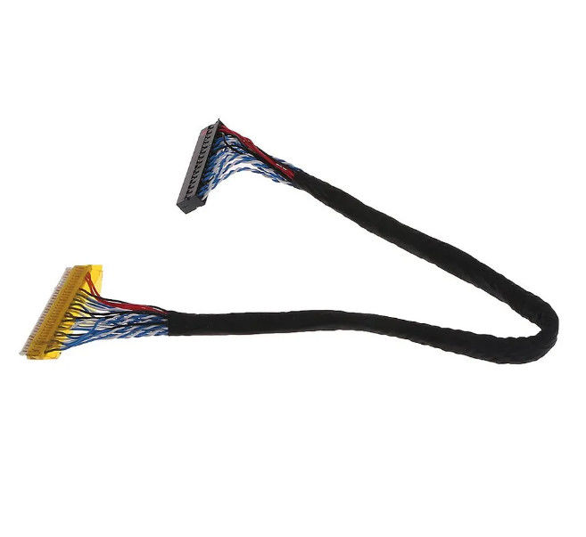 1-5 m de comprimento Cable LVDS Display de baixa tensão Cable em série com resistência dielétrica ≥ 1000V/min
