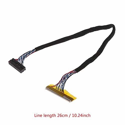 Cabos LVDS pretos AWG26-28 Cabos de calibre 105C Temperatura nominal para desempenho