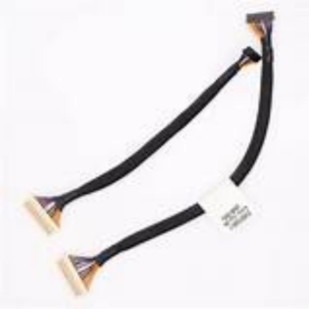 Cable de série LVDS preto para exibição de baixa tensão com material condutor de cobre e temperatura nominal de 105C