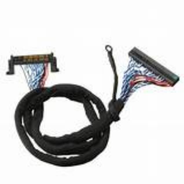 UL VW-1 Cable de série de exibição de baixa tensão preto com resistência ao isolamento ≥ 1000MΩ