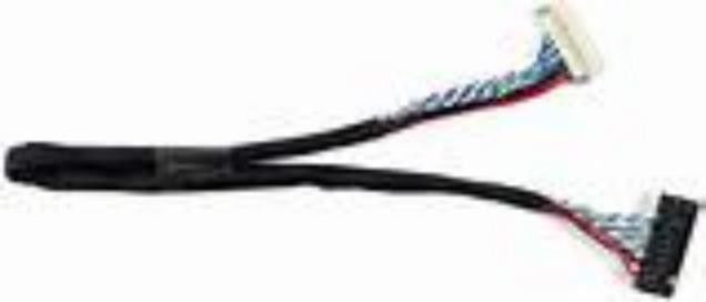 Cabo LVDS de transmissão de sinal estável com classificação de inflamabilidade UL VW-1 e condutor de cobre AWG26-28