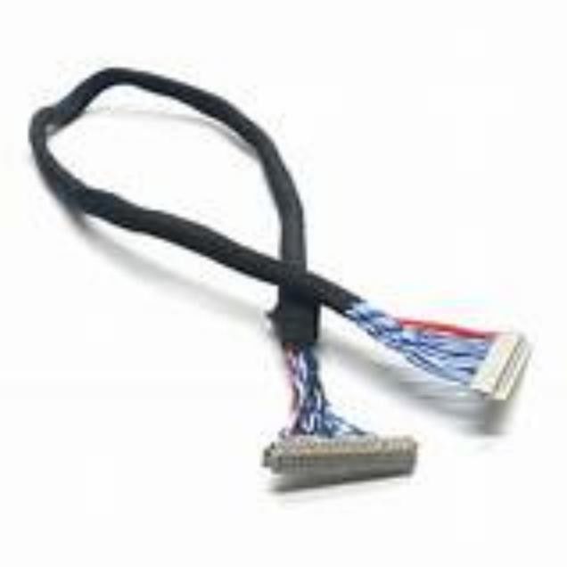 Cabo LVDS de transmissão de sinal estável com classificação de inflamabilidade UL VW-1 e condutor de cobre AWG26-28