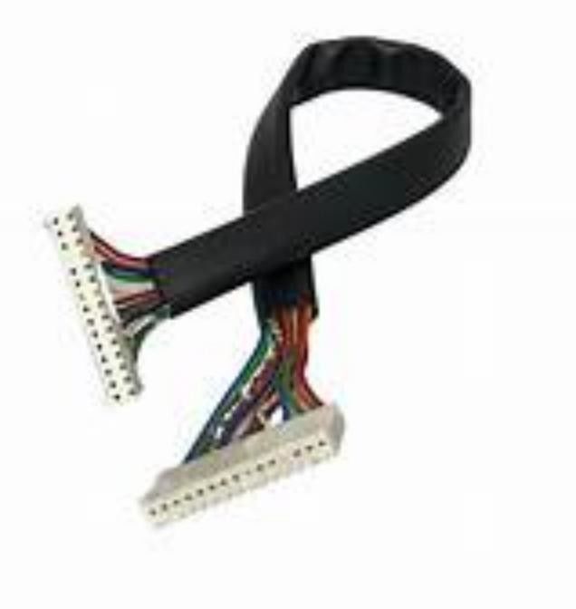Cable de série LVDS de baixa tensão com conector preto Tipo preto