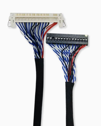 Lvds 40 Pin Cable Shielded Low-Voltage Harness para transmissão de dados e aplicações de exibição