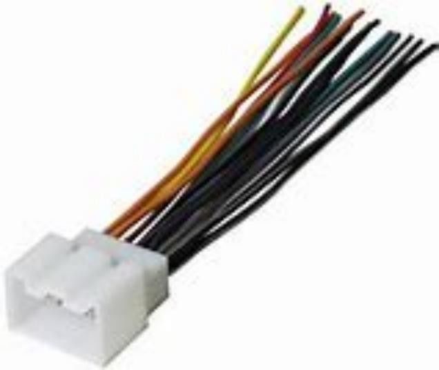 2 Cordão de núcleo de arnês de fio elétrico em cor preta com retardador de chama