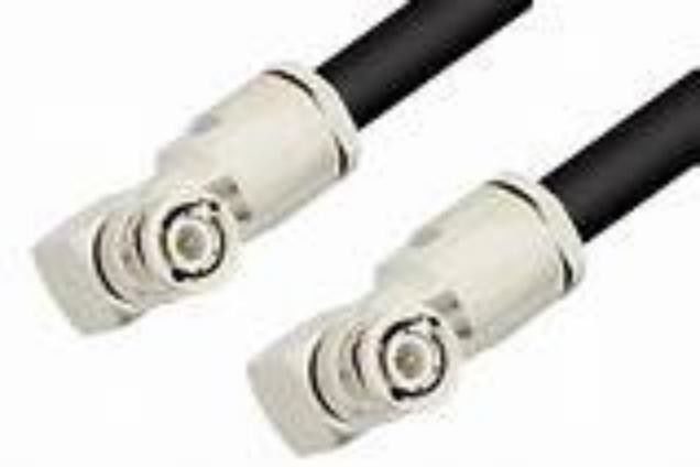 Cable coaxial de alta tensão de 100 metros para faixa de frequências 0-3 GHz com camisa de PVC e impedância inferior a 30 Ohm