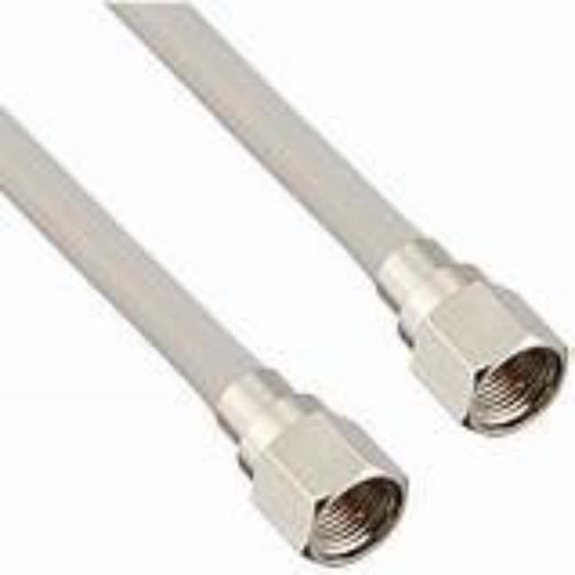 Cable coaxial de alta tensão de 100 metros para faixa de frequências 0-3 GHz com camisa de PVC e impedância inferior a 30 Ohm